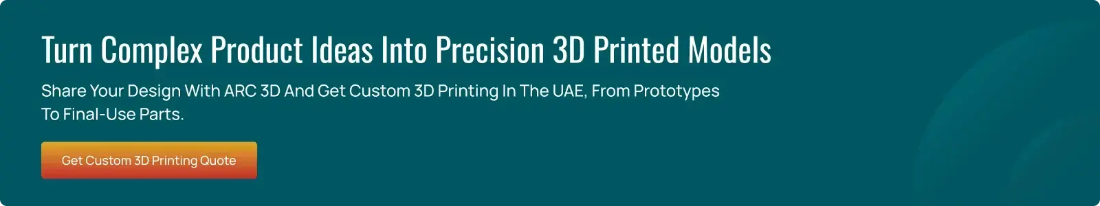 Custom 3D printing services in the UAE