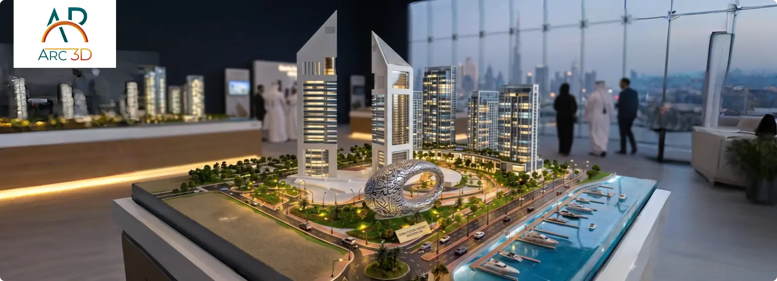 architectural scale models for real estate exhibitions in the UAE