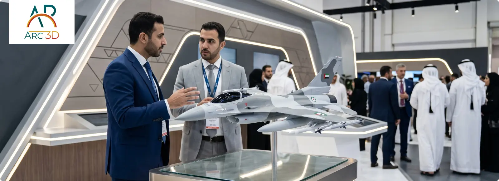 3D printed defence models for UAE exhibitions