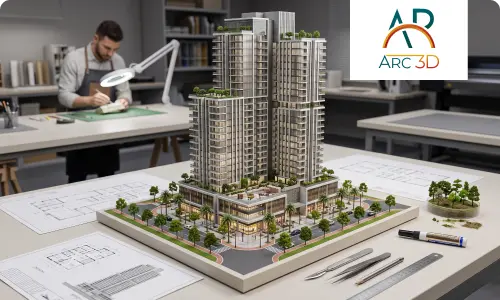 architectural scale models for UAE property exhibitions