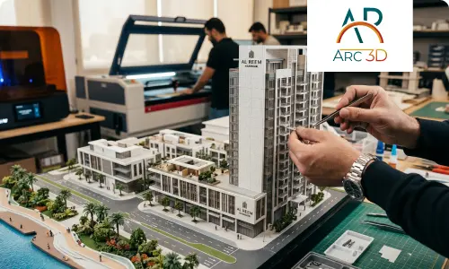 High-quality architectural model making in UAE by ARC3D